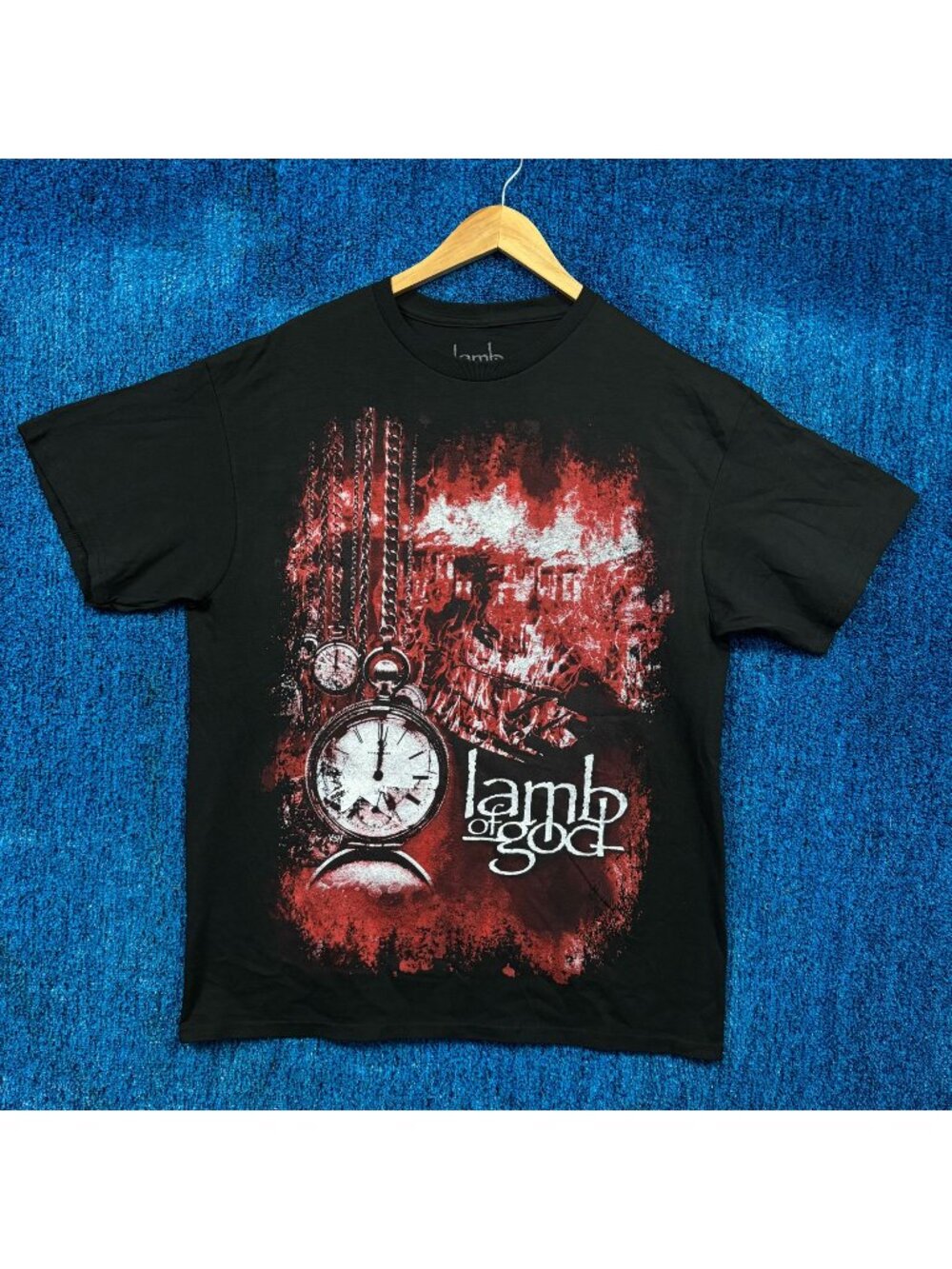 Lamb of God Self Titled Graphic T-Shirt Size Large